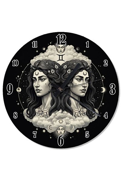 karizmart Mythological Women Figures Design Wall Clock