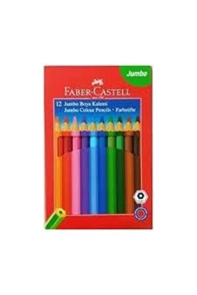 Faber Castell Jumbo Boya Kalemi 12 Renk