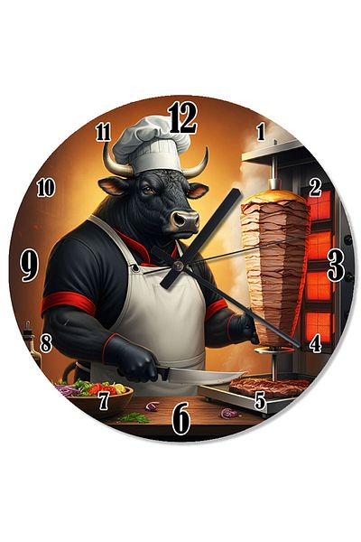 karizmart Rotary Master Bull Design Wall Clock