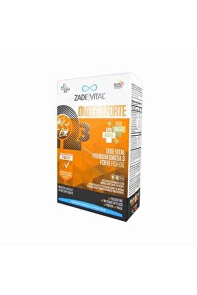 Zade Vital Omega 3 Forte 1.200 Mg Balık Yağı 40 Kapsül