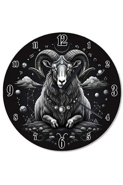 ekart Aries Figure Silent Wall Clock