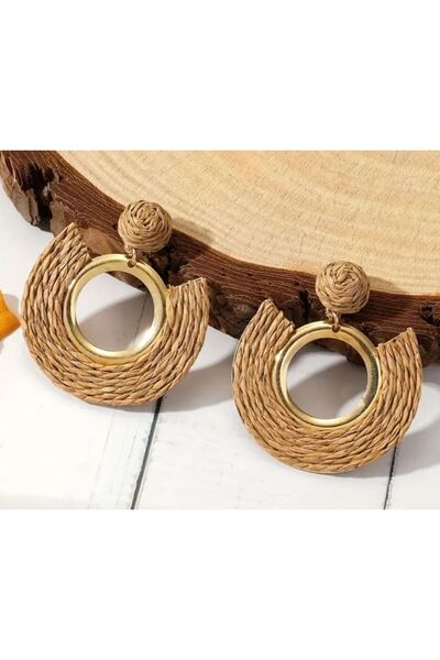 Dgt Luxury أقراط من القش البوهيمي، إبرة أذن من الفولاذ المقاوم للصدأ، كاجوال،...