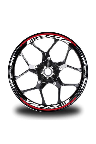 rez Yellow Yamaha R6 Team Wheel Rim Sticker Sticker