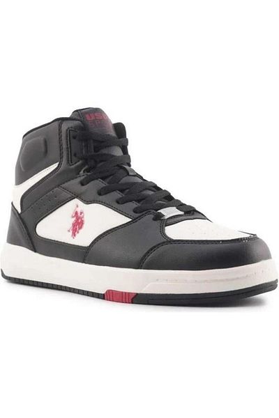 U.S. Polo Assn. Us Polo 3W Presto Hi 3PR - Ασπρόμαυρο ανδρικό αθλητικό παπούτσια