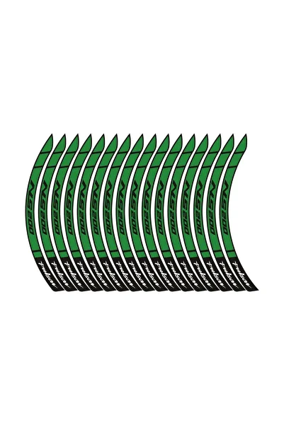 indispensablely Bajaj Pulsar Ns200 Compatibleprinted Non-Rim Strip Motorcycle Sticker Sticker Model Green