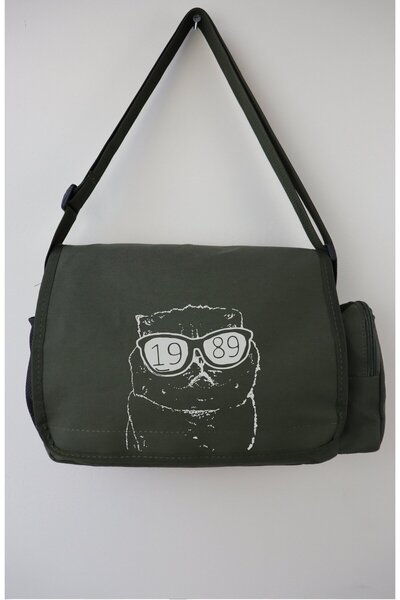 Fuddy Moda 1989 Cat Štampano Poštarska torba, Unisex Taylor Swift Štampano To...