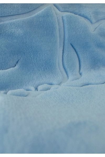 Dinarsu Blue Embos Baby Blanket