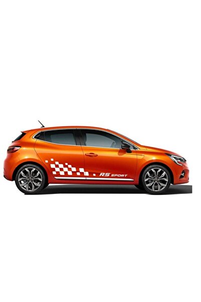 Generic Brand ملصق شريطي للباب الجانبي لسيارة Renault RS Sport