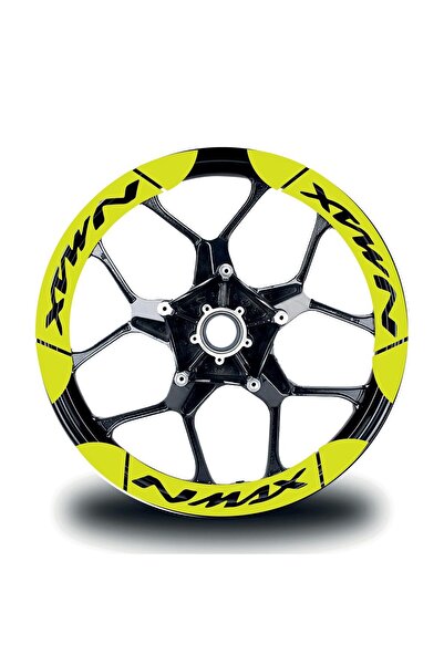 pınaxar Yamaha Nmax Iç & Dış Jant Sticker Modeli Neon Sarı (YEŞİL)