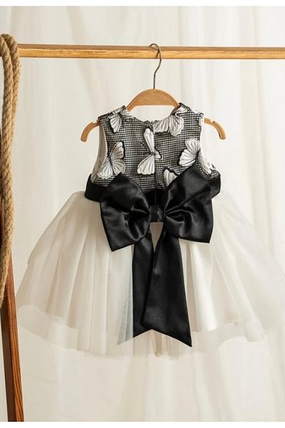 Tinypeople Children's Evening Dress Children's Evening Dress with Tulle Butterfly Children's Evening Dress Children's Birthday Dress