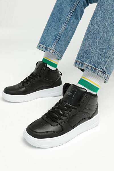 Kinetix TYRA PU HI W 2PR Siyah High Sneaker