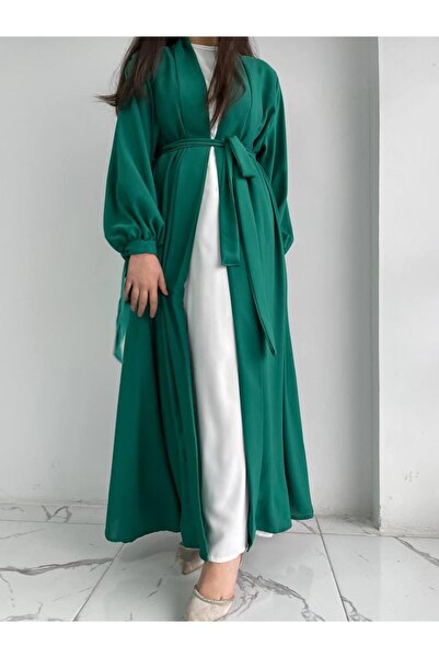 MELEK ARAZ Green Hanzade Abaya