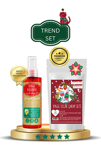 Hyggefoods Hygge Trend Set - 1 Adet Yeni Nesil Ikonik Kolonya Premium Koku - 1 Adet Sıcak Şarap Mulled Wine
