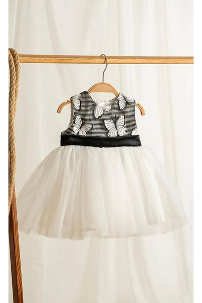 Tinypeople Children's Evening Dress Children's Evening Dress with Tulle Butterfly Children's Evening Dress Children's Birthday Dress