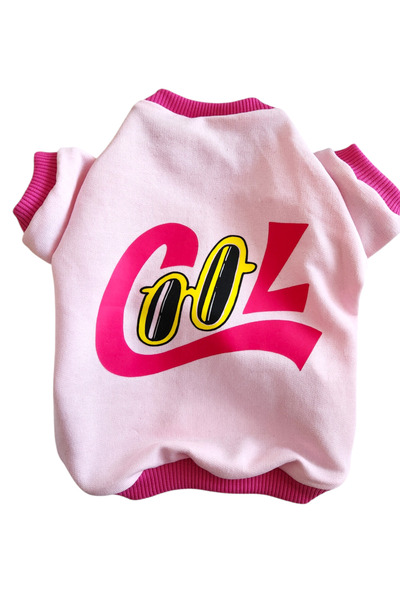 atelyu بدلة كلب قطة تي شيرت مطبوع بأكمام طويلة