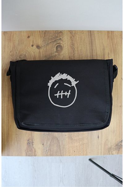 Fuddy Moda Geantă de umăr cu imprimeu Travis Scott, geantă de umăr unisex cu imprimeu Jack Cactus