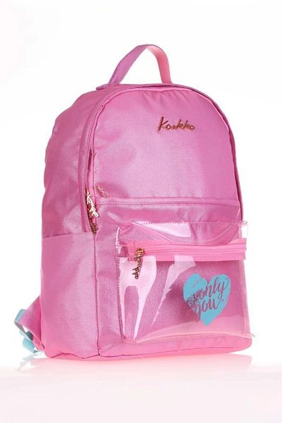 KAUKKO Rucsac Magical Roz Transparent K1572