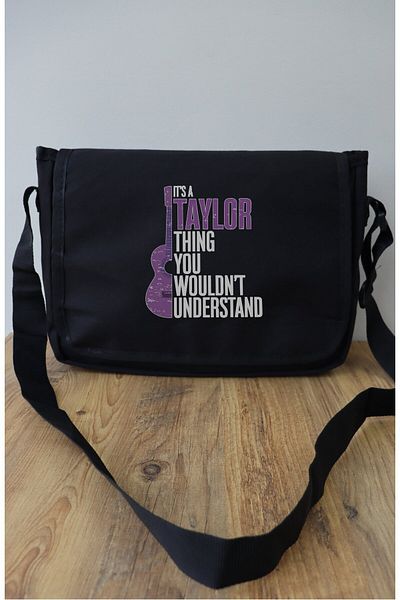 Fuddy Moda Geantă unisex cu imprimeu Taylor Swift - „Este o lucrare a lui Taylor pe care nu o aș putea înțelege”