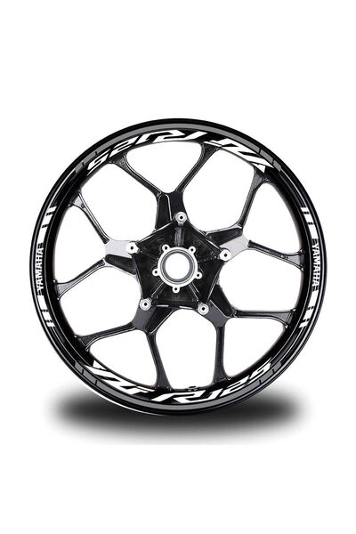 Genel Markalar Gri Yamaha YZF R125 Takım Jant Sticker Etiket