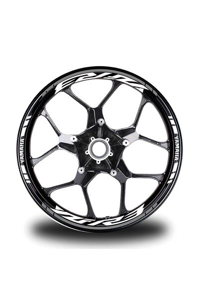 Generic Brand Gray Yamaha Yzf R3 Team Wheel Rim Sticker Sticker