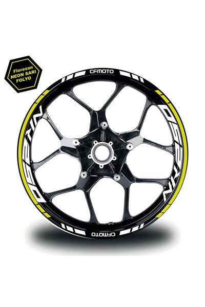 Generic Brand Cfmoto Nk250 Wheel Rim Sticker Interior & Exterior Tooling Stic...