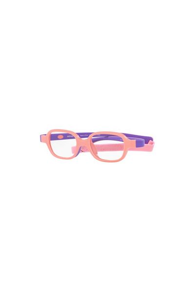 MIRAFLEX Unisex Rectangle Eyeglasses- Mf 4004 - Lense Size:42mm - Pink & Lilac