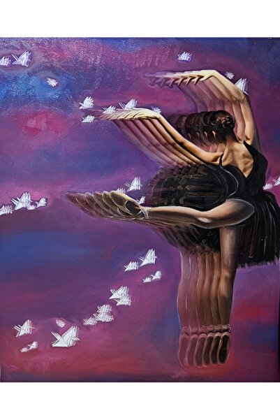 artoloji Nalin Yeşilbaş - İsimsiz - 2024 - Tuval üzerine karışık teknik - 100...