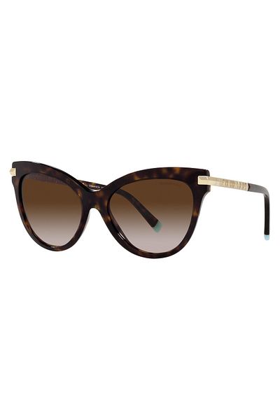 Tiffany Woman Cat Eye Sunglasses- Tf 4182 - Lense Size:55mm - Havana