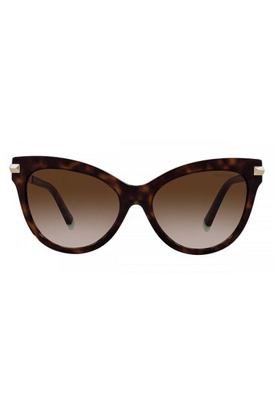 Tiffany Woman Cat Eye Sunglasses- Tf 4182 - Lense Size:55mm - Havana