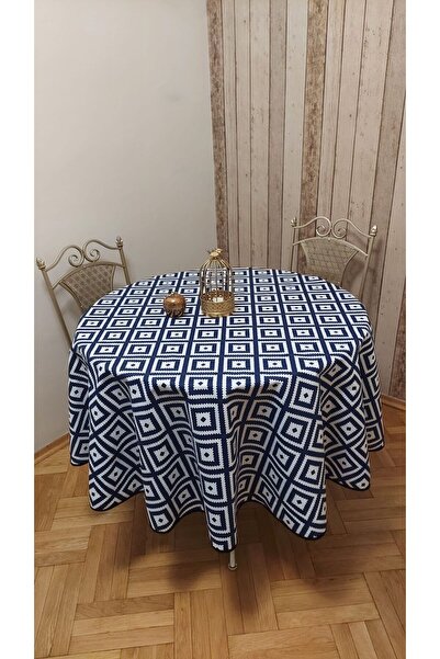gonk Round,Duck (Liquid Iti̇ci̇,Stain-Proof) Fabric,Tablecloth