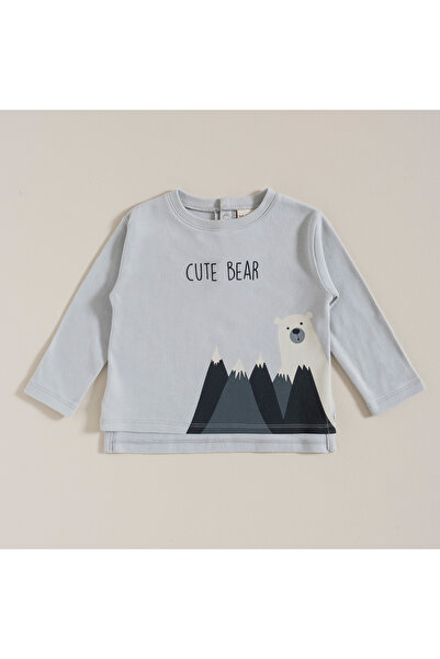 Chakra Gray Nordic Printed T-Shirt