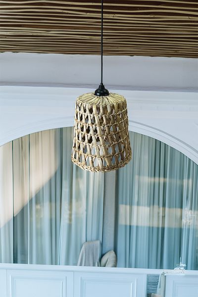 HAKİCİ Special Production Natural Handmade Wicker Chandelier