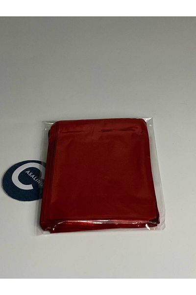 bisaccia Bright Red Single Color Gift Package - Very Small Metallized 7X9 Cm, 100 Pieces