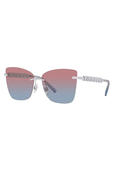 Dolce & Gabbana Beauty Dolce & Gabbana Woman Butterfly Sunglasses- Dg 2289 - Lense Size:59mm - Silver/lillac