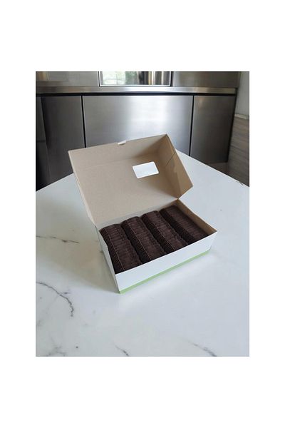 BENS 900 Brown Square Capsules - 36x36x17