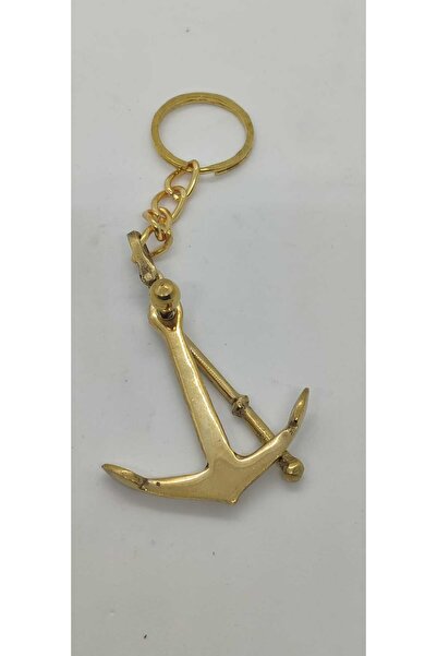 Kalender Döküm ميدالية مفاتيح نحاسية على شكل رباط البحرية (8 سم)