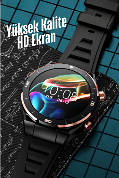 Wearfitpro WR888 4G Lite Sim Kartlı Kameralı 32gb AI Destekli NFC GPS 39mm Yuvarlak Akıllı Saat + Ultra Watch