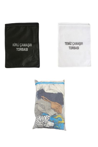 Odorshield+ Clean Bag - Dirty Bag - Washing Net, Soldier Laundry Set, Student Laundry Set