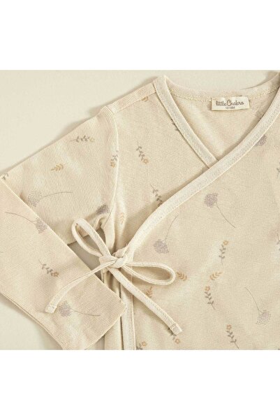 Chakra Hug Me Çiçekli Body Bej