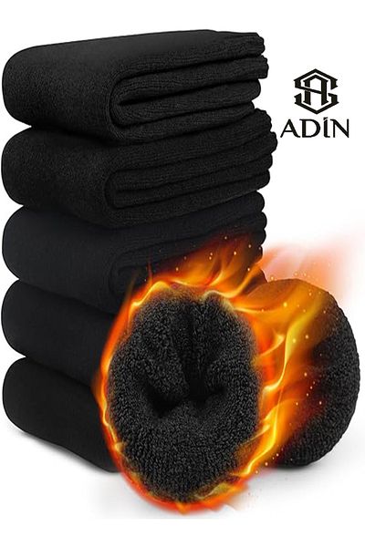 Adin Χειμερινές χοντρές θερμικές κάλτσες - K and Men, Πακέτο 6, Ζεστές κάλτσες, Δάχτυλα χωρίς ραφή