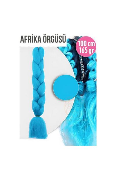 ModaCar Rasta Rugsü Olive Oyl African Knit 100 cm 165 Gr Turquoise 1087
