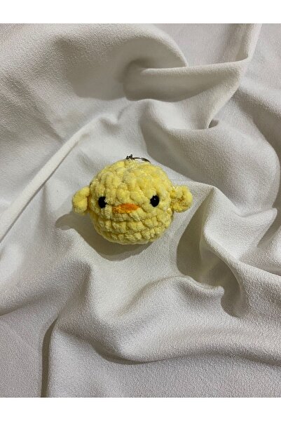 Sude amigurumi civciv anahtarlık