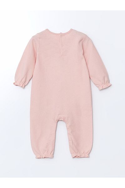 LC Waikiki Baby Crew Neck Floral Baby Girl Jumpsuit
