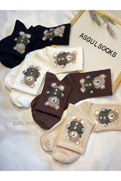ASGÜL SOCKS Ayıcık tedy bear çorap seti 4çift