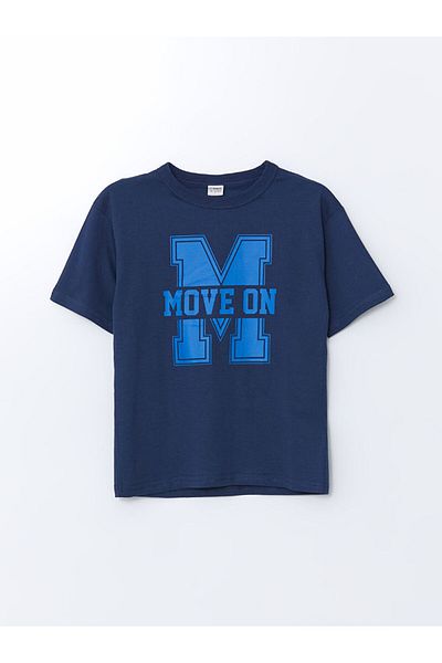 LC Waikiki Tricou pentru băiat cu gât crew de sezon nou - S5DV21Z4