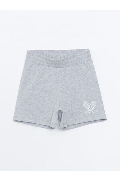 LC Waikiki New Season Girls' Shorts with Elastic Waist - S5Km36Z4