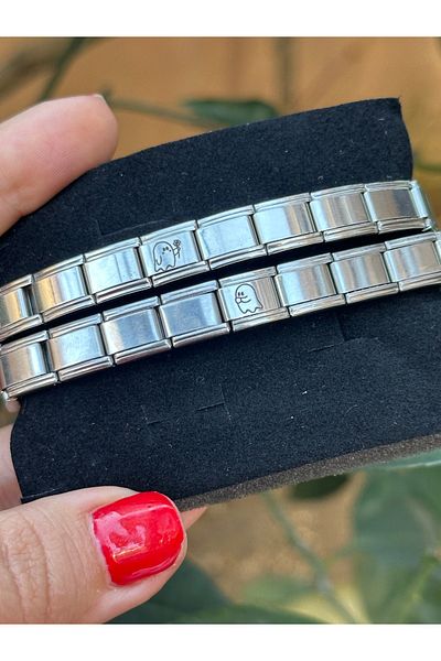 MOD10 Steel Flower Lengthening Ghost Charm Lover Bracelet Gift