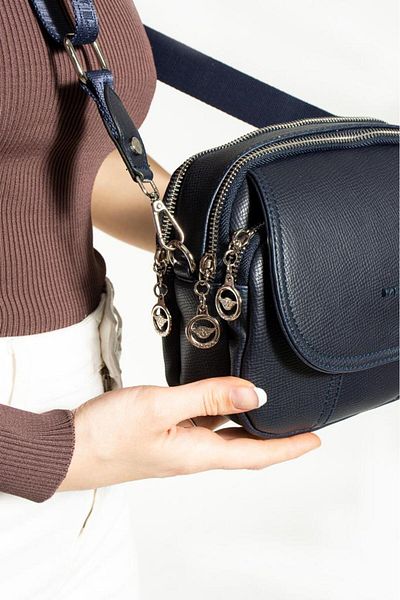 Baginn Geantă de umăr pentru femei din piele artificială 24*19 cm - Mega Geantă cu curea încrucișată și capac