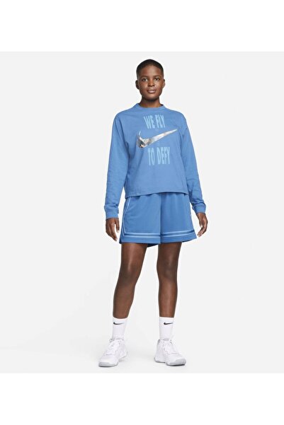 Nike Swoosh  Kadın Boxy Uzun Kollu Tişört  Dx0726-407