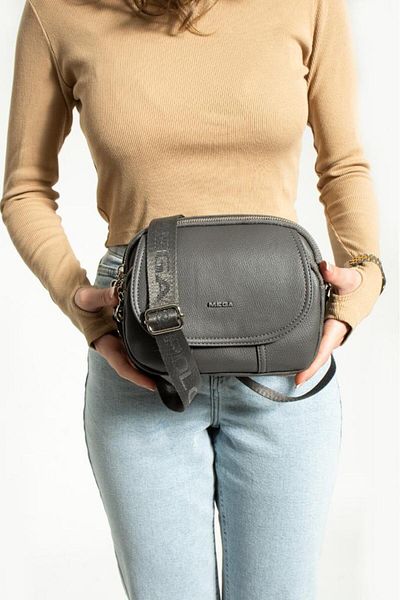 Baginn Geantă de umăr pentru femei din piele artificială 24*19 cm - Mega Geantă cu curea încrucișată și capac